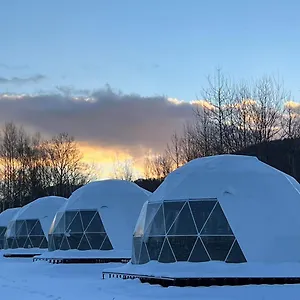 Luxury tent Gramping, Tomamu